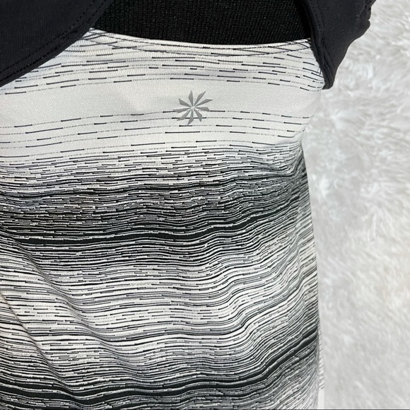Athleta Black White Side Crunch and Punch Tank Top - Picture 6 of 9